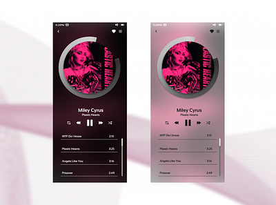 Maratón UI - Music Player app design ui ux