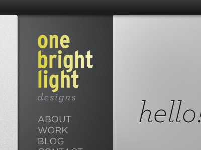 One Bright Light Redesign