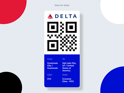 Boarding Pass 024 app boarding boarding pass dailyui dailyui024 design graphic design mobile mobile design plane ticket ui