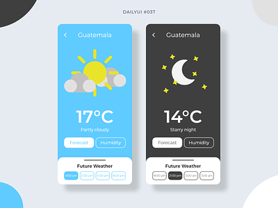 Weather App 037 app dailyui dailyui037 design forecast graphic design mobile mobile design ui ux weather weather app