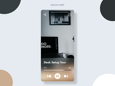 Video Player app dailyui dailyui057 design glass glass card glass design graphic design media mobile mobile design ui video video player wfh