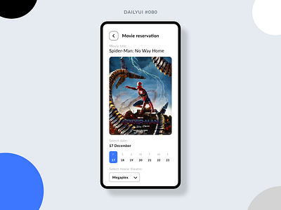 Date Picker 080 80 app daily ui 080 dailyui dailyui080 date date picker design graphic design marvel mobile mobile design no way home reservation reservation app spider man spiderman ui