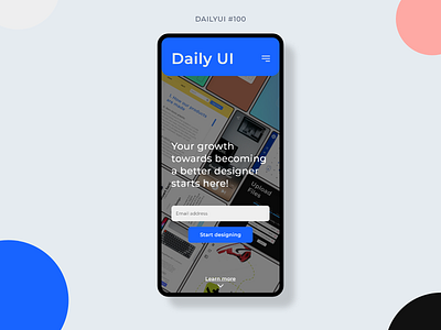 Daily UI Redesign Landing Page