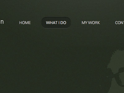 Quick shot of my css3 nav buttons