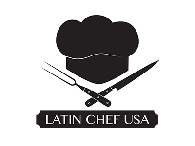 Latin Chef USA chef comida food latin latina logo usa