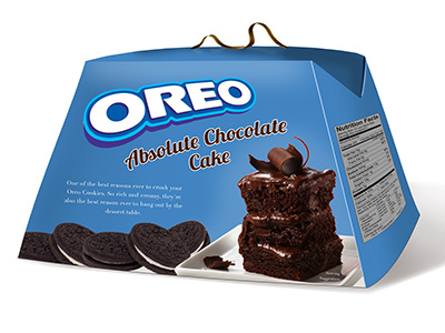 Oreo Cake box cake chocolate digital mock up oreo packaging photoshop