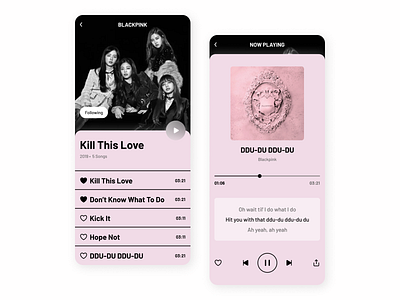 Music Player UI Concept