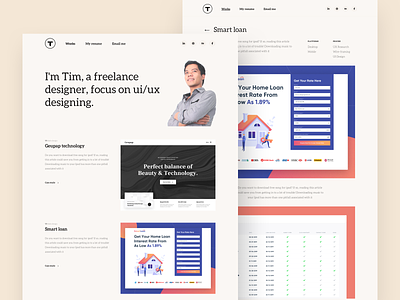 My Portfolio concept portfolio typography ui vietnam web webdesign website