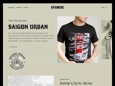 Saigon Urban Collection concept design fashion ui uidesign vietnam vintage design webdesign website