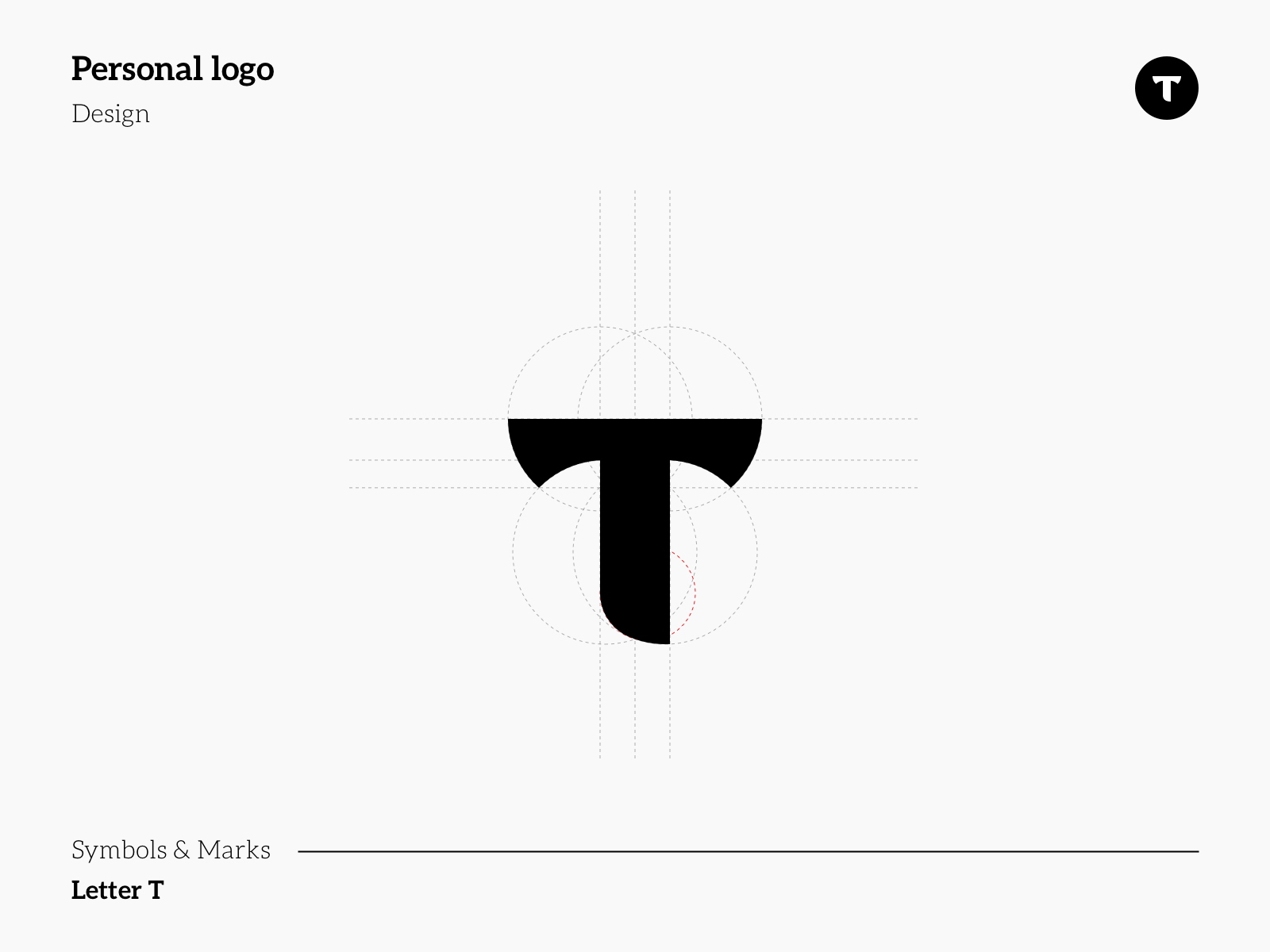 Personal logo by Tim Cao on Dribbble
