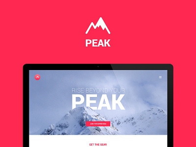 Peak Website & App Concept