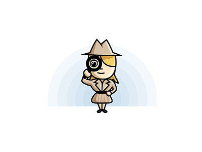 Private Investigator Character character illustration investigator private