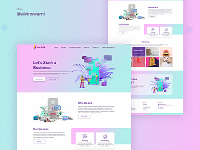 ReachIDEA graphic design ui webdesign