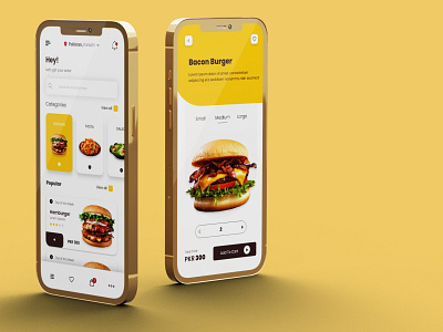 Food Application Design graphic design ux