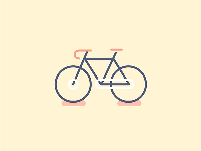 Summer Bike app bici bike color fixie icon pastel summer ui