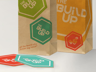 The Buildup - Brand Extension branding collateral marketing packaging render tactile