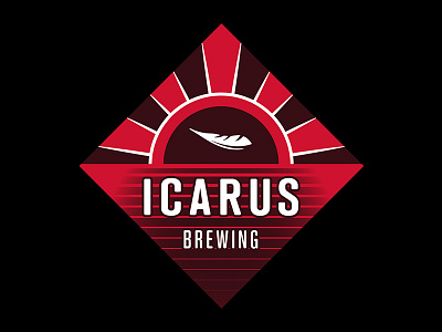 Icarus Brewing logo design