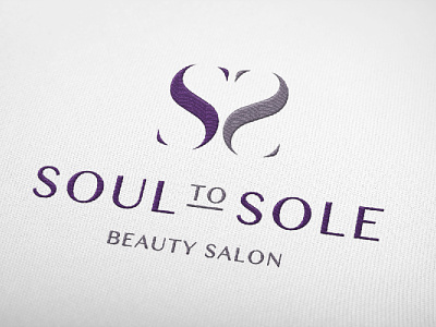 Beauty Salon Logo Concept beauty branding logo purple salon spa