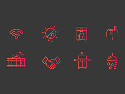 Icons for a coworking space