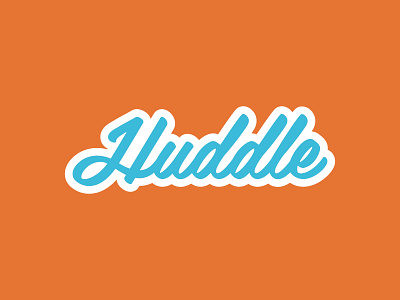 Huddle Logo huddle logo type