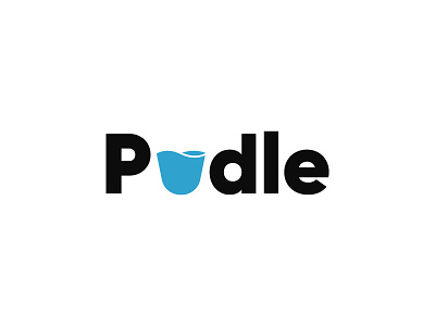 Logo design for start up Pudle branding design identity logo logo design puddle water