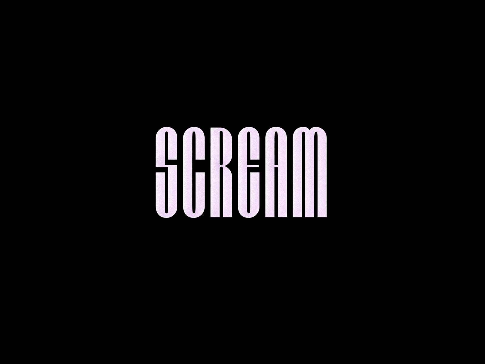 SCREAM / GHOSTFACE animation branding design ghostface halloween illustration logo loop motion graphics scream typography