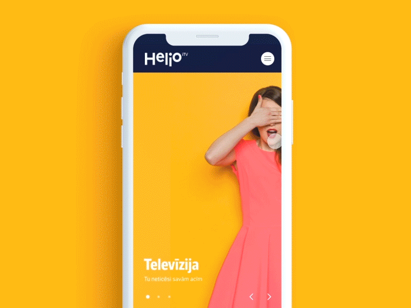 Helio slider aftereffects animation gif helio interface mobile principle web