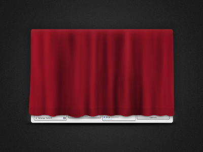 GoSquared 4.0 Tease browser cloth curtain curtains drape gosquared photoshop preview unveil