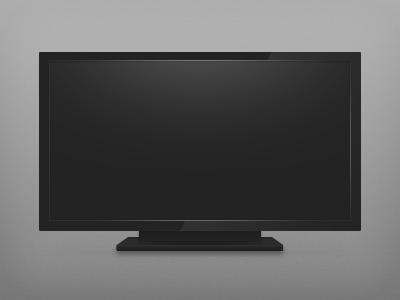 Generic TV display minimal monitor screen television tv