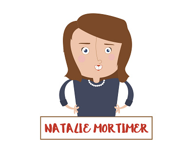 Natalie Mortimer Caricature