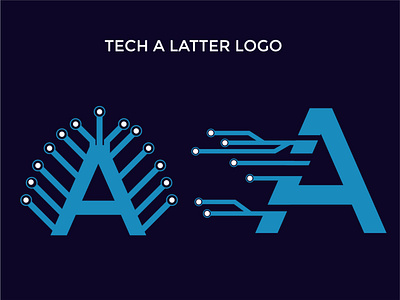 TECH A LATTER LOGO a latter logo alogo custom graphics elogo enargylogo glogo latter logo tachlogo tacnology tacnology logo typography