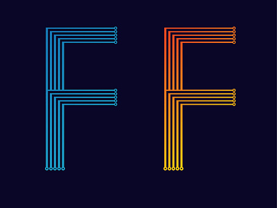 F Latter TECHNOLOGY LOGO DESIGN