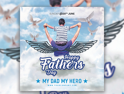 Happy Fathers Day Flyer dad dad my dad fathers day fathers day flyer flyer happy fathers day