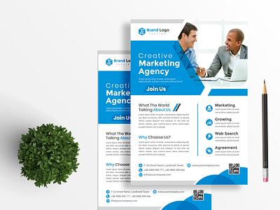 Creative Marketing Agency Flyer design