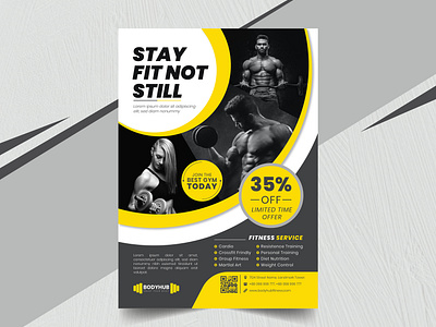Fitness/Gym Flyer Design Template