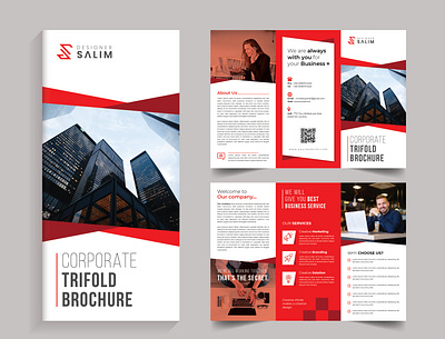 Trifold Brochure Design Template corporate corporate flyer flyer graphic design indesign brochure marketing trifold trifold brochure