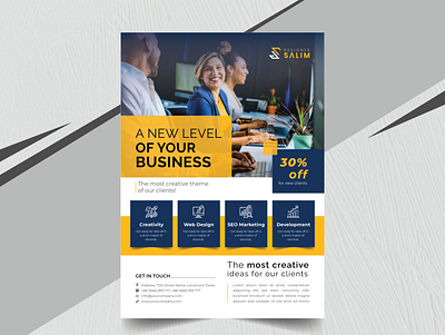 Corporate Business Flyer Template print