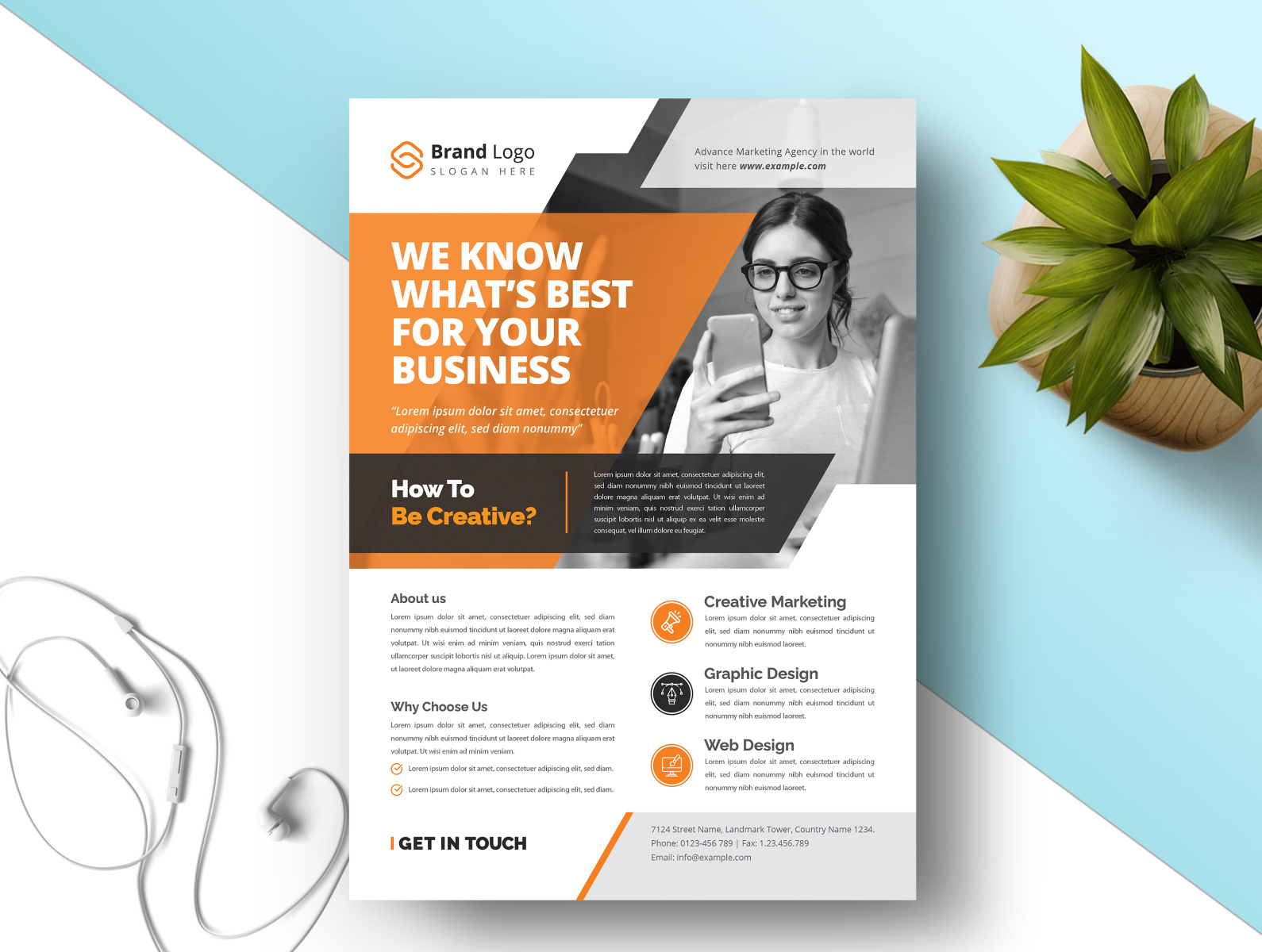 Corporate flyer design template by Designer Salim on Dribbble