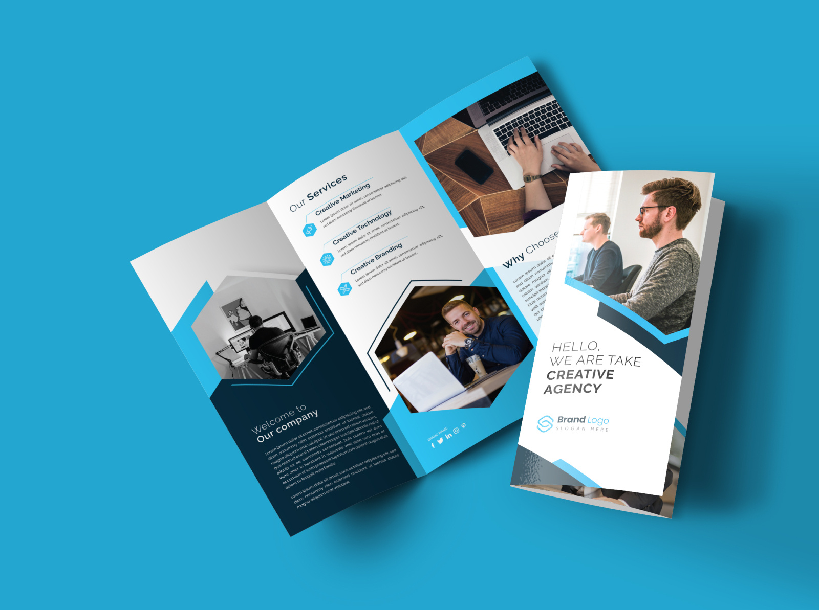 Trifold Brochure Design Template by Designer Salim on Dribbble