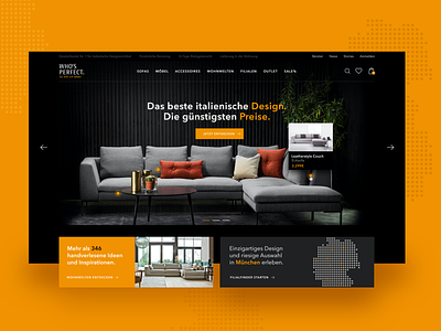 Who's Perfect - shop concept cs design ecommerce furniture shop ui ux