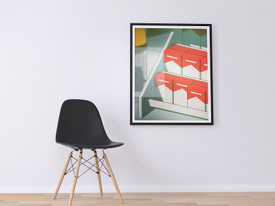 Osaka Evenings art cigarettes citylife comic contemporary digital evening filter japan life lifestyle manga minimal moments osaka prints tokyo wall art walldecor