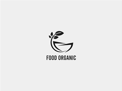 Food Organic Logo animal cake design food icon logo minimal organic vector