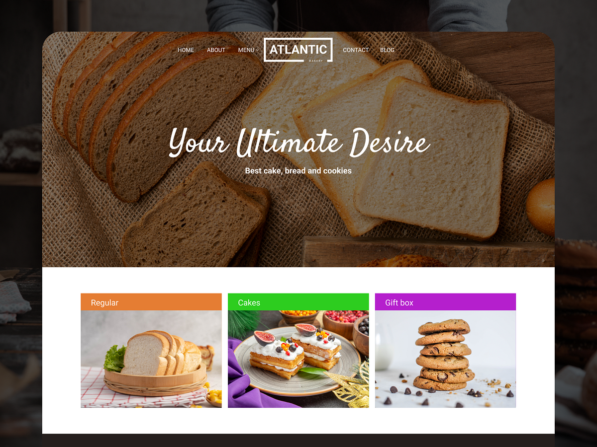 Cake Website designs themes templates and downloadable graphic