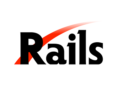 Abstract & Humanist Rails logo logo rails