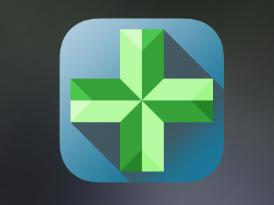Medi Prompt iOS 7 icon app icon ios7 icon medication pharmacy photoshop
