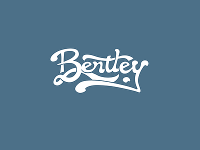 Bentley ai custom lettering hand lettering illustrator lettering script t shirt typography