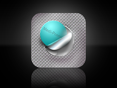 iOS Icon icon ipad iphone medication photoshop