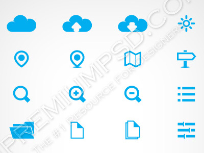 Blue Icon Set icon