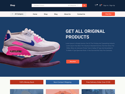 Shopping Website Design
