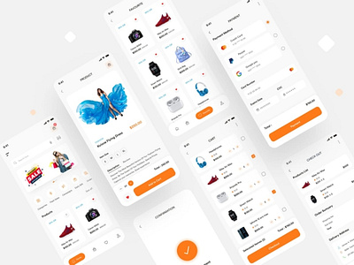 E-commerce app design branding design e commerce e learning app graphic design illustration logo mobile uiux motion graphics ui uiux